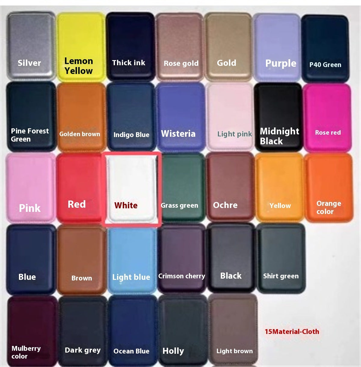 Magsafe Magnetic Luxury Leather Card Holder Wallet