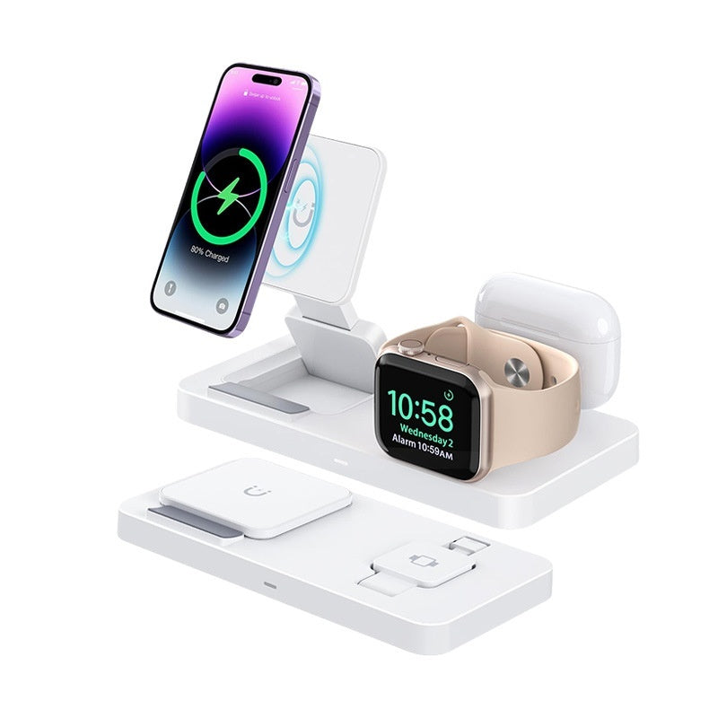 3-in-1 Folding Magnetic Wireless Charger  for Iphone, Smart Watch and Airpods