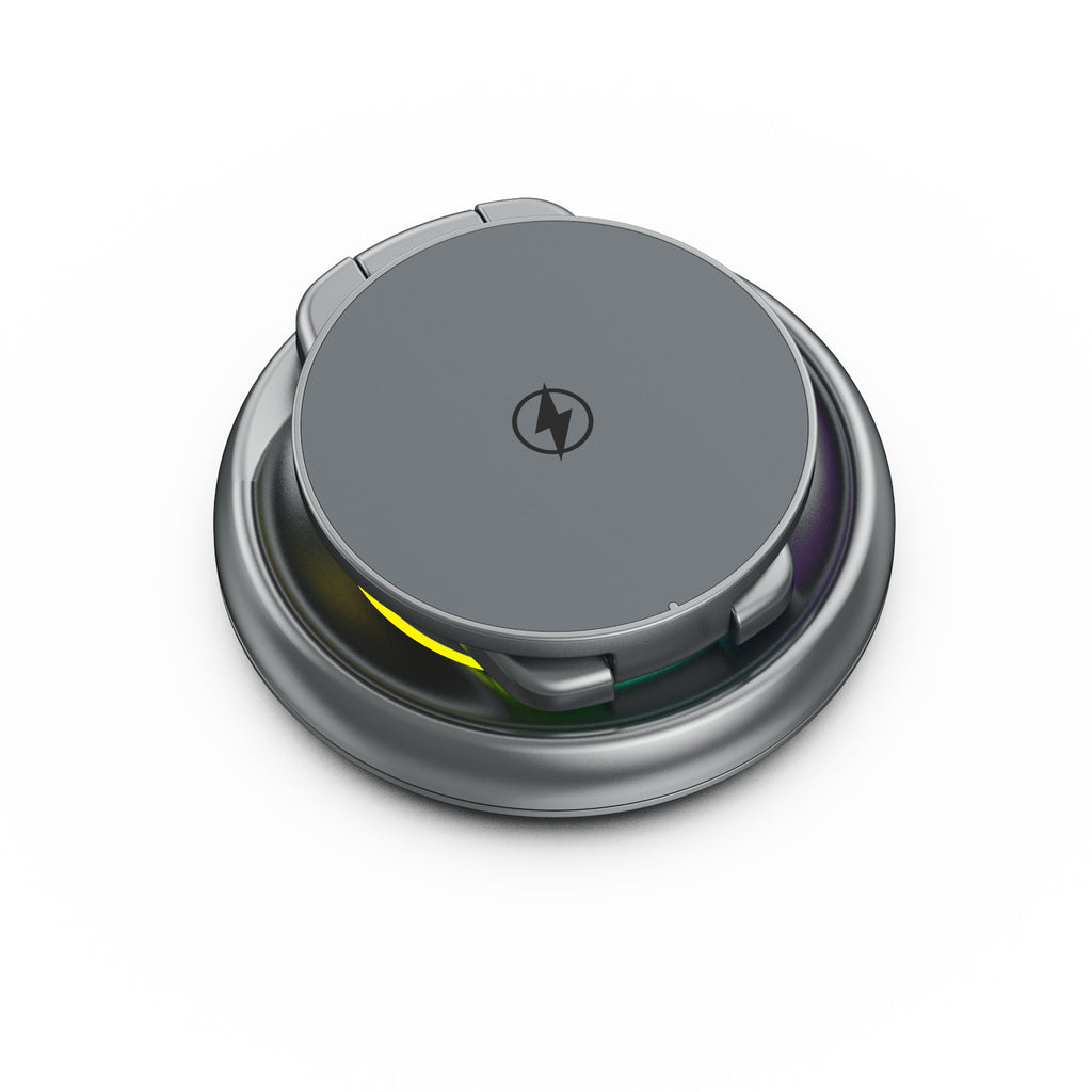 3 In 1 Metal Wireless Rotatable Charger.
