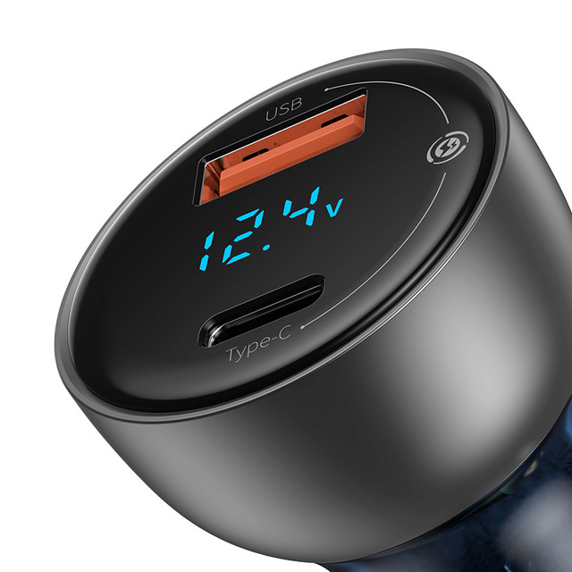 65W Fast charge car charger (USB+Type C)