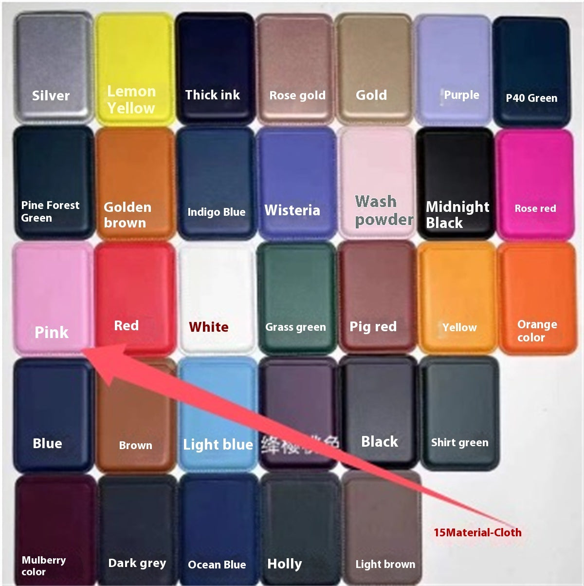 Magsafe Magnetic Luxury Leather Card Holder Wallet