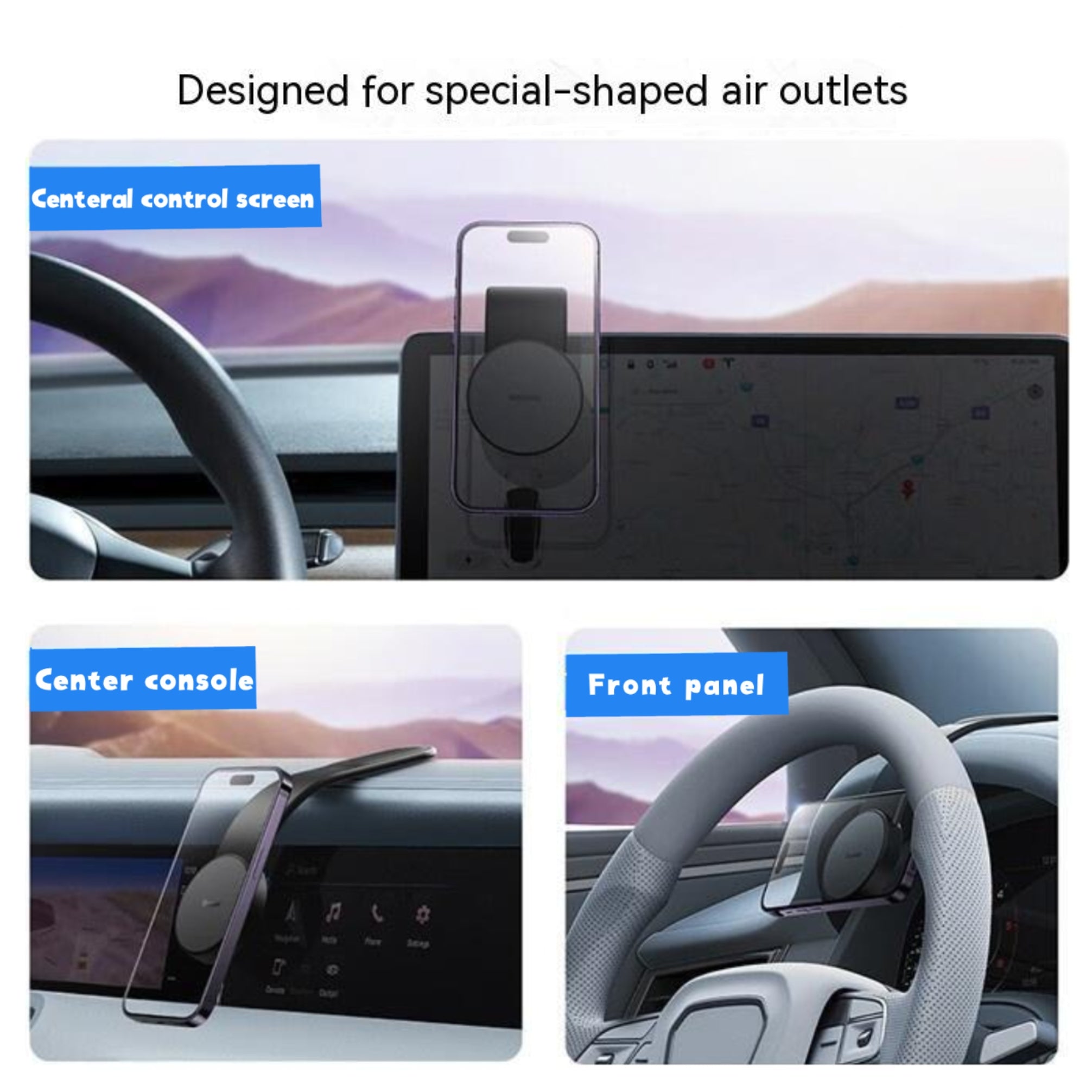 Magnetic Bendable Car Mobile Phone Holder