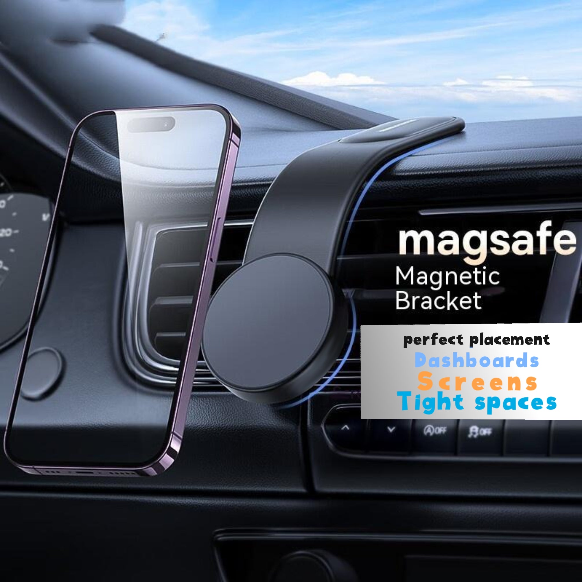 Magnetic Bendable Car Mobile Phone Holder