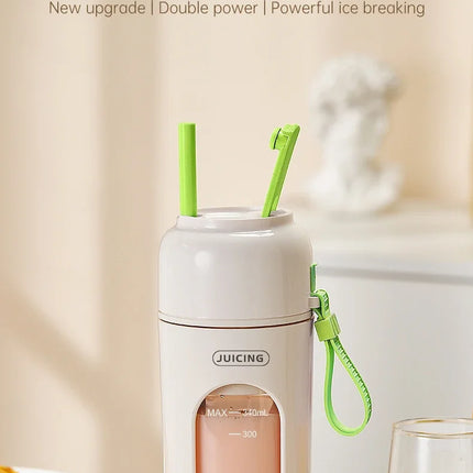 Portable USB Rechargeable Blender: Perfect for Smoothies on the Go