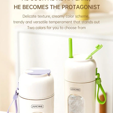 Portable USB Rechargeable Blender: Perfect for Smoothies on the Go