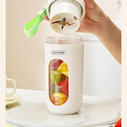 Portable USB Rechargeable Blender: Perfect for Smoothies on the Go