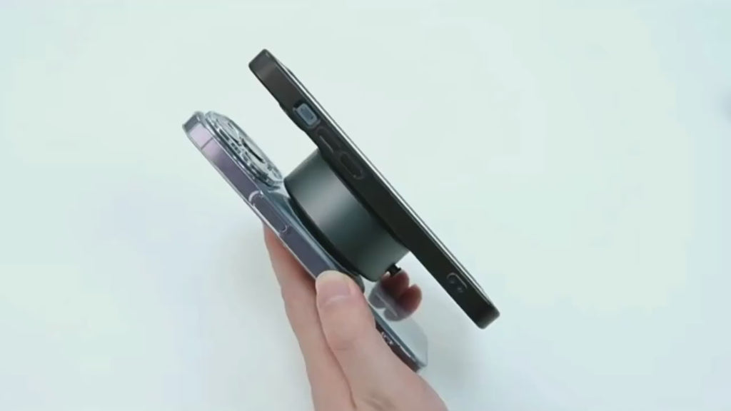 Intelligent Double-Sided Magnetic Car Phone Mount (Powerful magnets + smart vacuum suction)